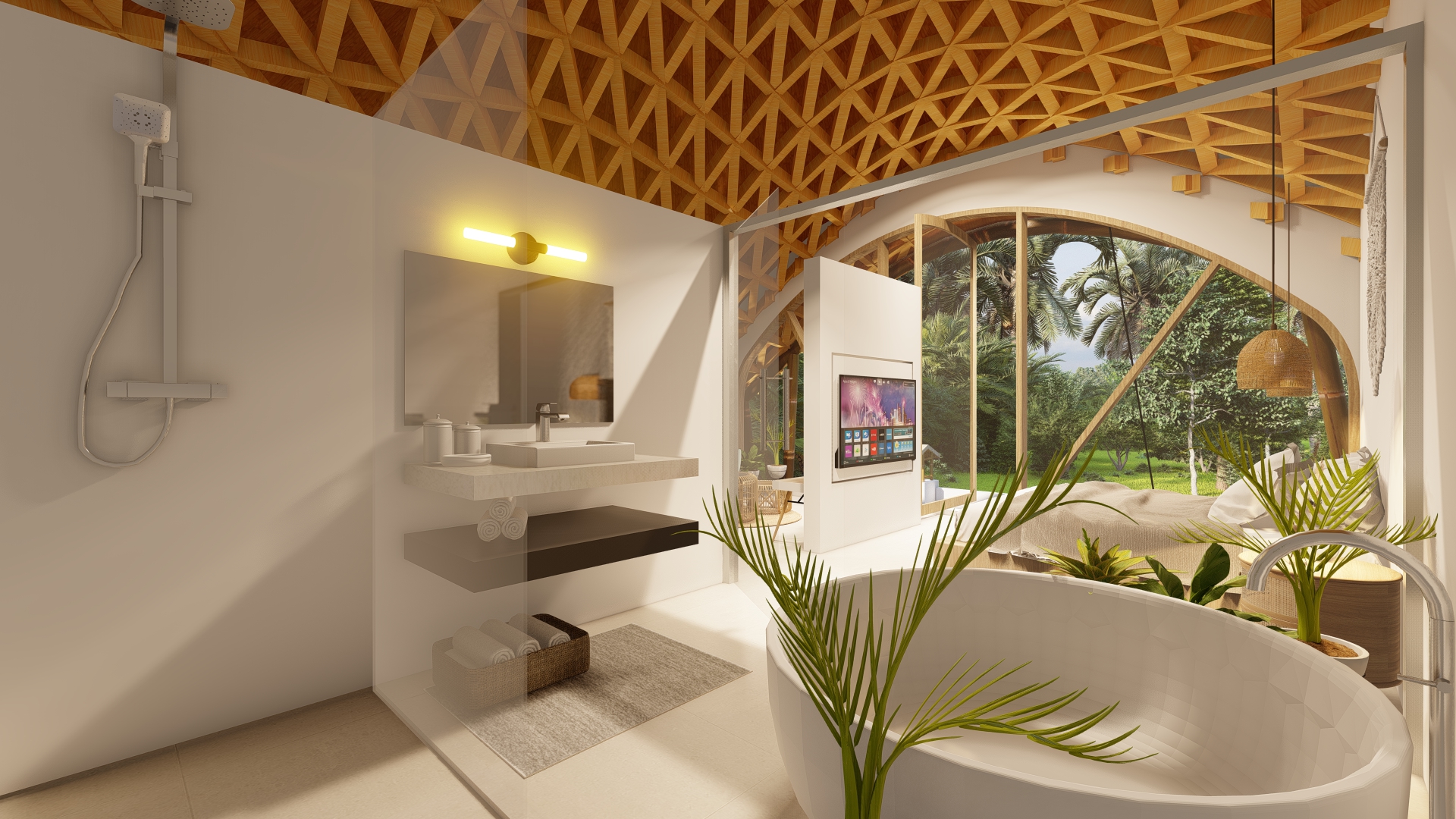 The Melambai 3 bedrooms tropical villa in Canggu Bali
