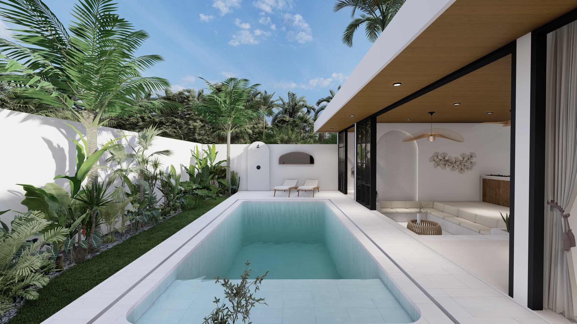 The MERIDIAN Mediterranean Villa for sale in Canggu Bali with High ROI